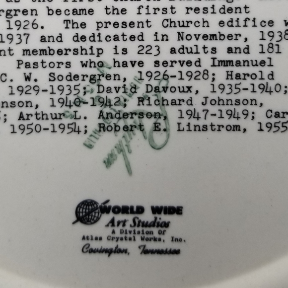 1957 Immanuel Lutheran Commemorative - Picture 4 of 5